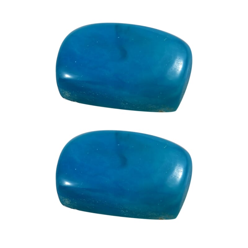 AA Opalina Set of 2 (Cush 6x4 mm) 0.77 ctw Loose Gemstone