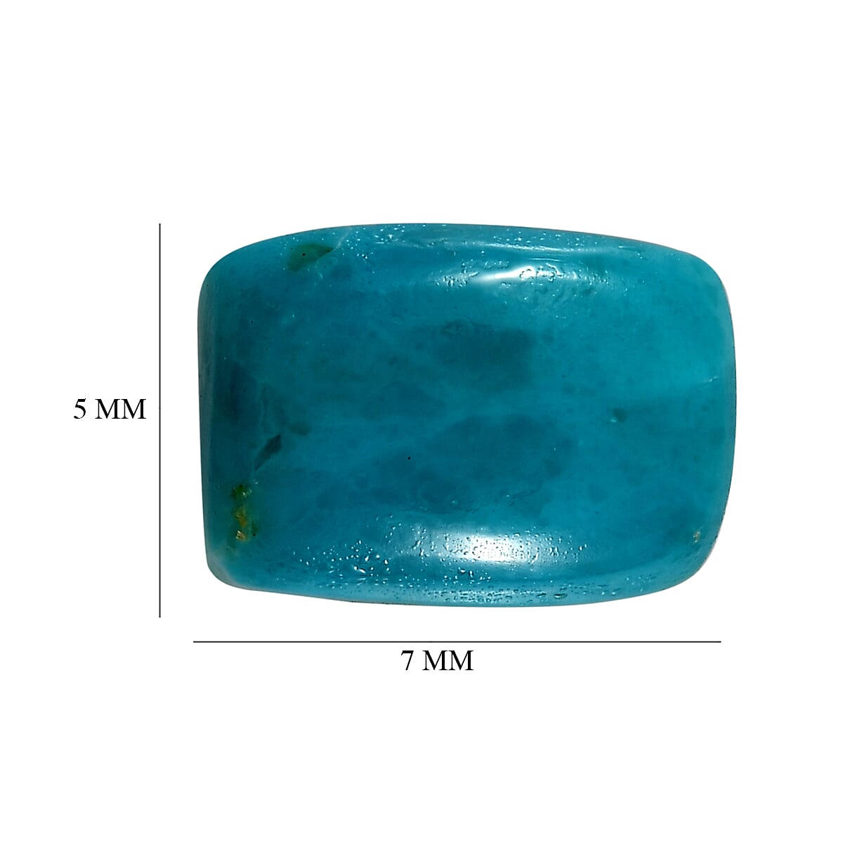 Opalina (Cush 7x5 mm) 0.54 ctw Loose Gemstone image number 3