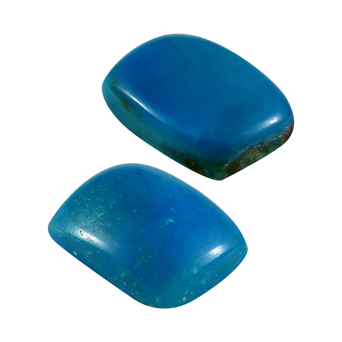 Opalina Set of 2 (Cush 7x5 mm) 1.29 ctw Loose Gemstone image number 1