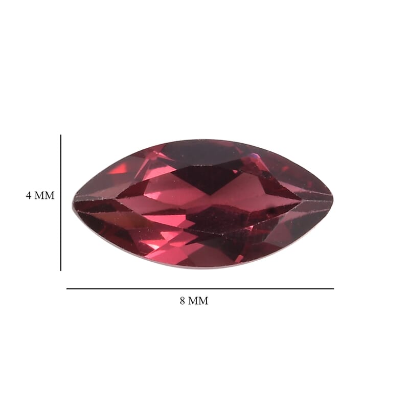 AAA Orissa Rose Garnet Set of 3 (Mrq 8x4 mm) 1.93 ctw Loose Gemstone