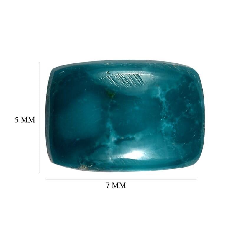 Sierra Nevada Turquoise (Cush 7x5 mm) 0.88 ctw Loose Gemstone
