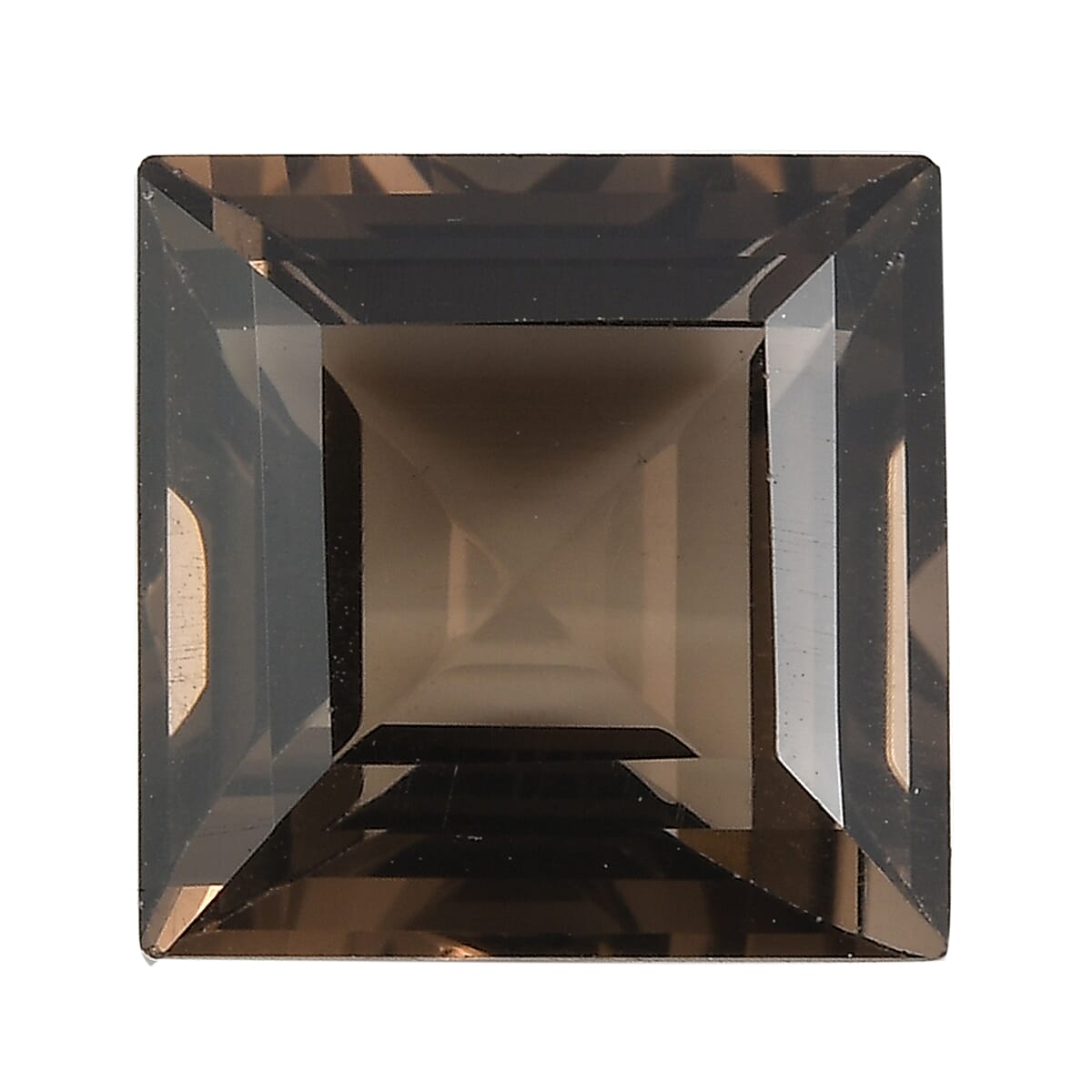 AA Brazilian Smoky Quartz (Sqr 10 mm) 3.75 ctw Loose Gemstone