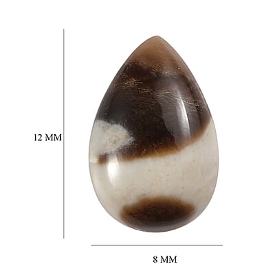 Peanut Wood Jasper (Pear 12x8 mm) 2.10 ctw Loose Gemstone