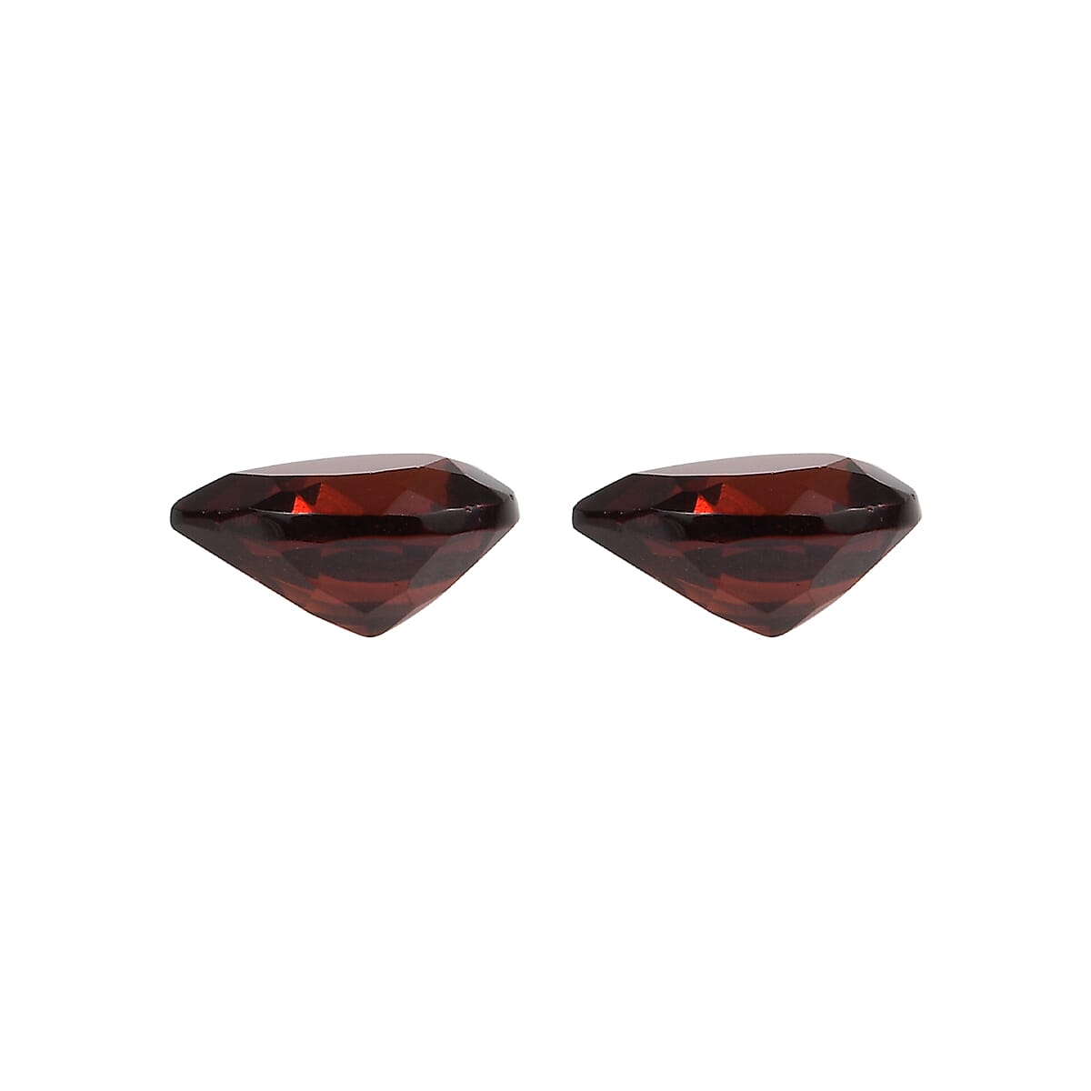 Set of 2 AA Mozambique Garnet (Pear 5x4 mm) 0.73 ctw Loose Gemstone