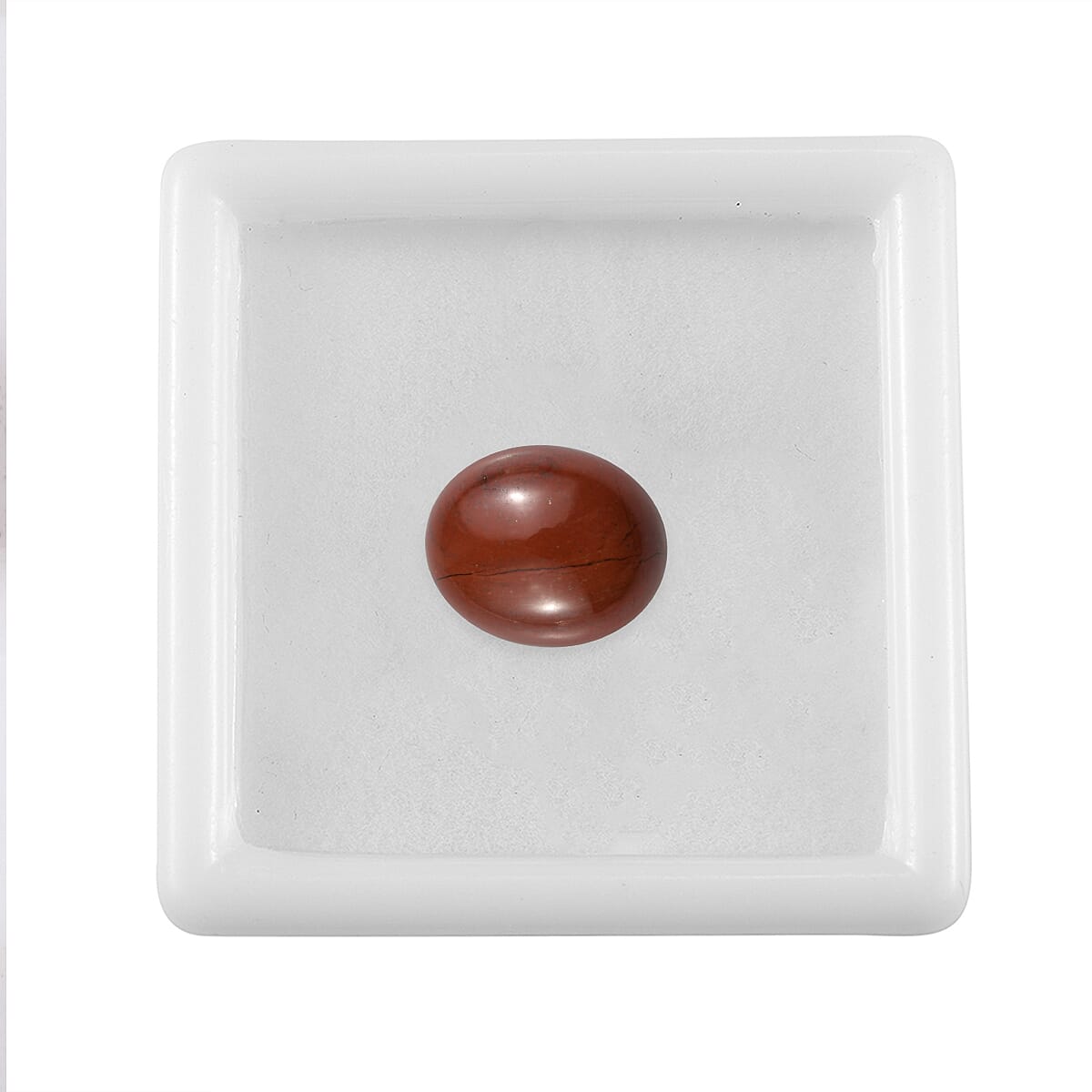 Red Jasper (Oval 12x8 mm) 3.90 ctw Loose Gemstone