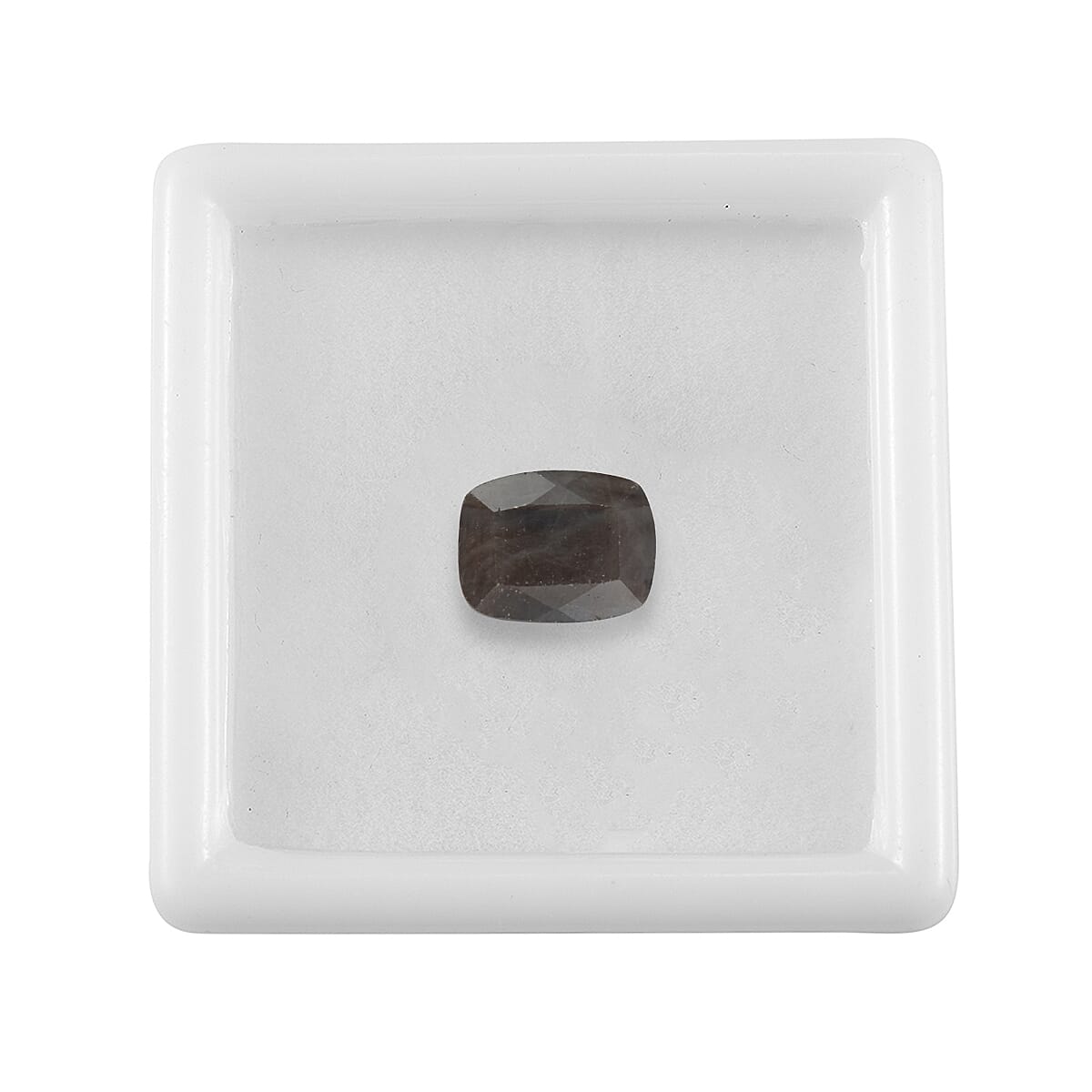 Silver Sapphire (Cush 9x7 mm) 2.50 ctw Loose Gemstone image number 2