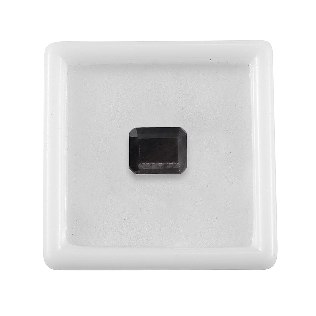 Silver Sapphire (Oct 10x8 mm) 3.33 ctw Loose Gemstone image number 2