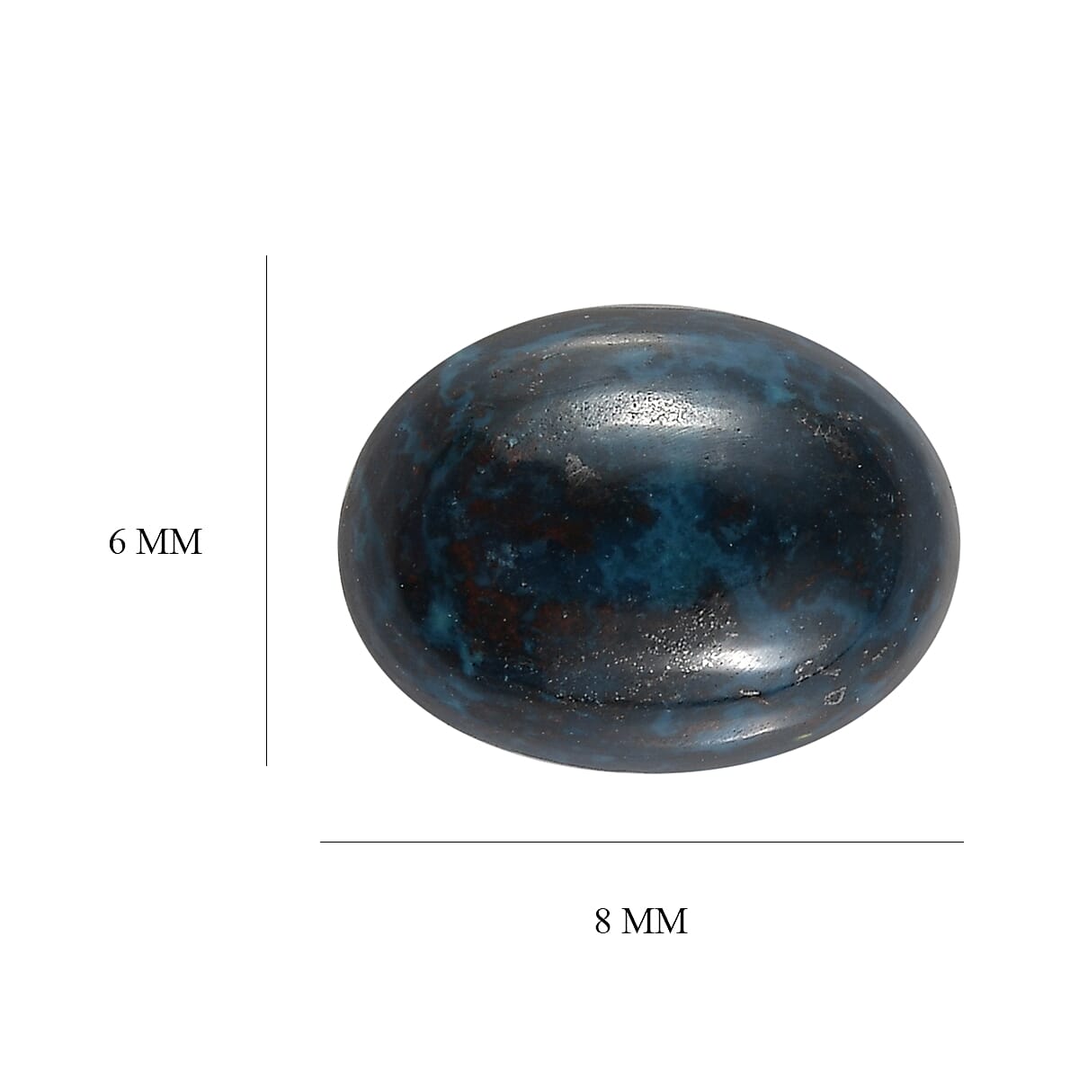 Table Mountain Shadowkite (Oval 8x6 mm) 1.52 ctw Loose Gemstone image number 3
