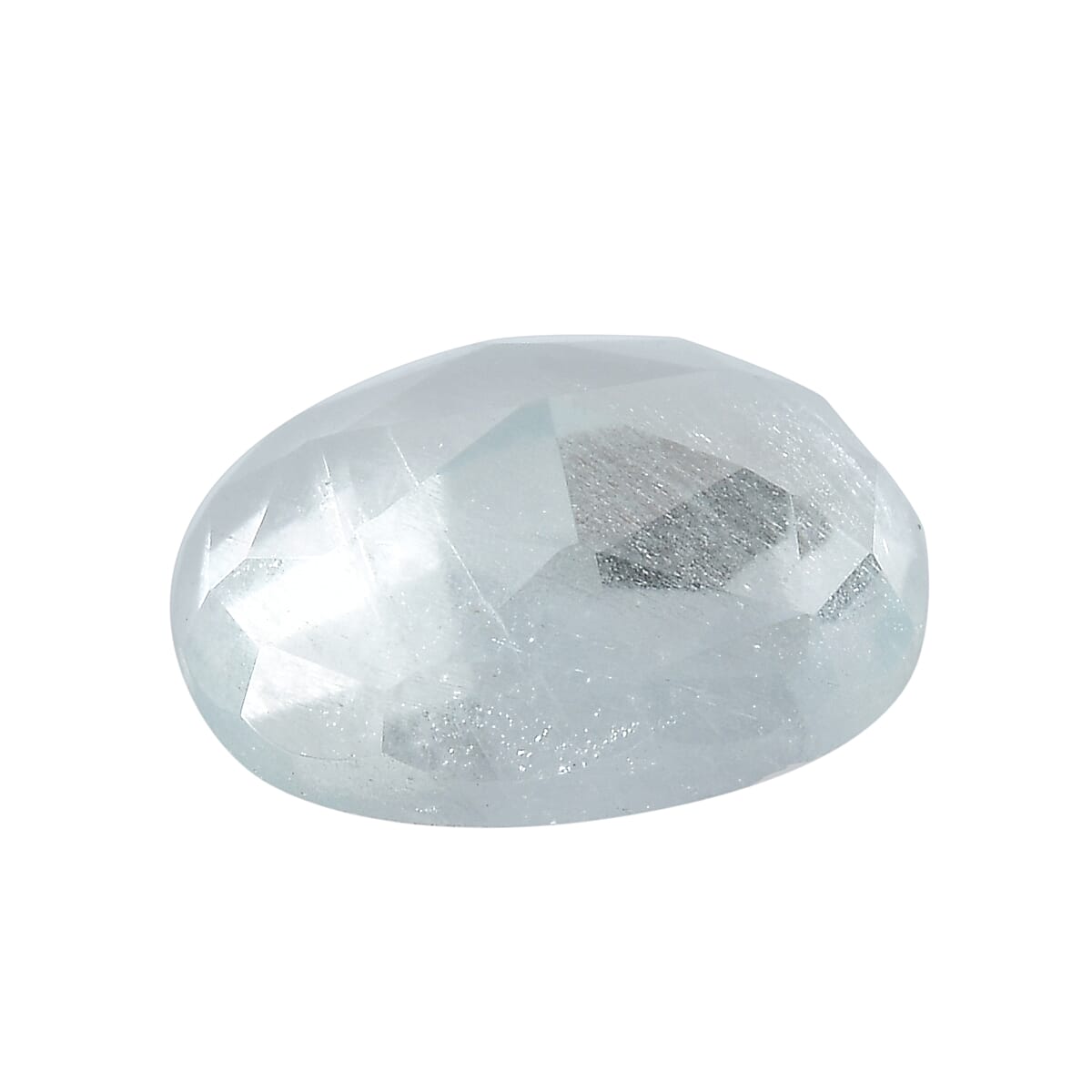 AA Milky Aquamarine (Ovl 8x6 mm) 1.10 ctw Loose Gemstone image number 1