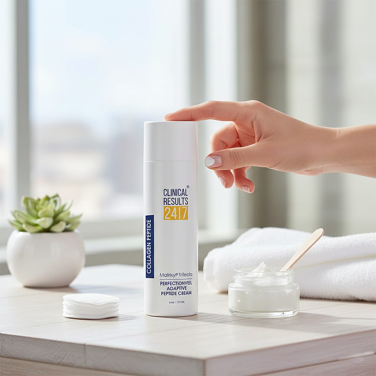 Clinical Results Matrixyl Trifecta Perfection Veil Adaptive Peptide Cream (6oz) Made in US image number 1