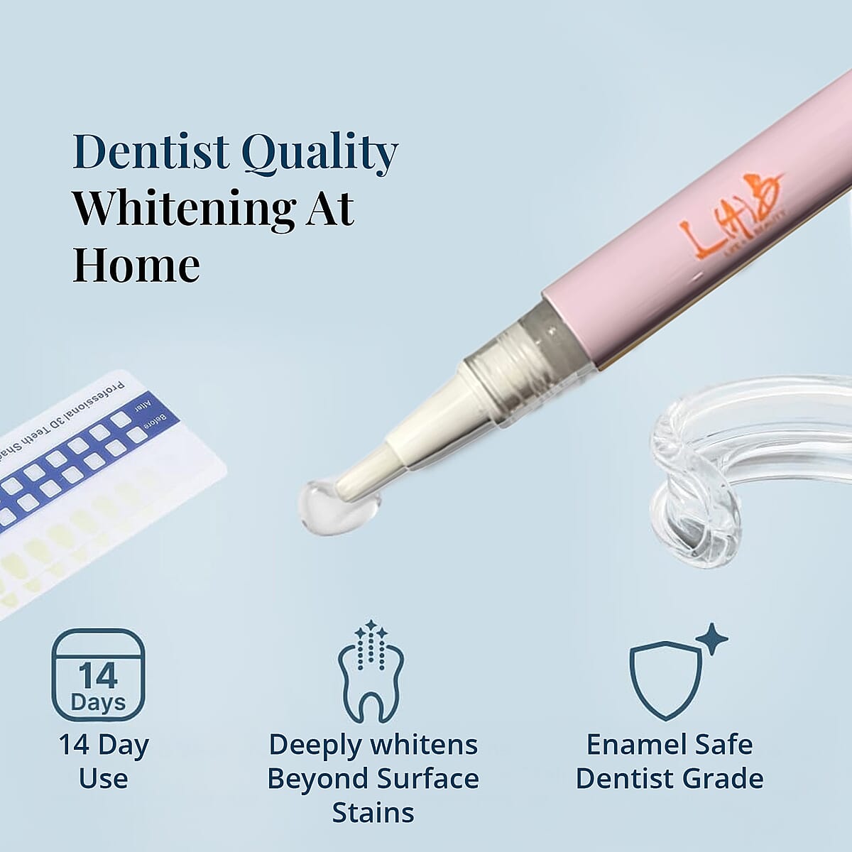 LAB Expert Papa Pro Pink Teeth Whitening Pen DUO (2x .07oz) Coconut image number 3