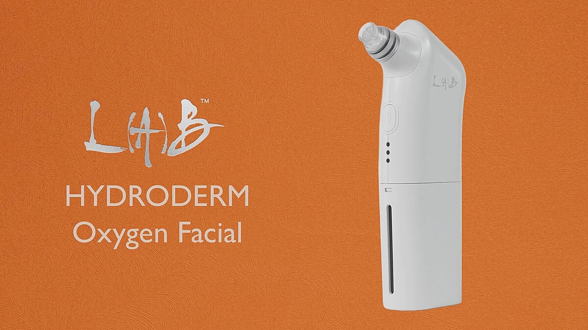 LAB Hydroderm 5 Tips Instant Anti-Ageing & Exfoliation Treatment Device (Lifetime Warranty) with Accessories & Titan+Tone Serum (1.01oz) image number 1