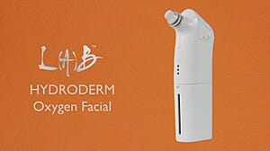 LAB Hydroderm 5 Tips Instant Anti-Ageing & Exfoliation Treatment Device (Lifetime Warranty) with LAB Dermal De-Aging Serum