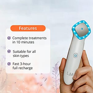 LAB Iontopheresis EMS, LED, Galvanic & Micro Current, Thermal Therapy Device with Conductive Cartridges (Lifetime Warranty)