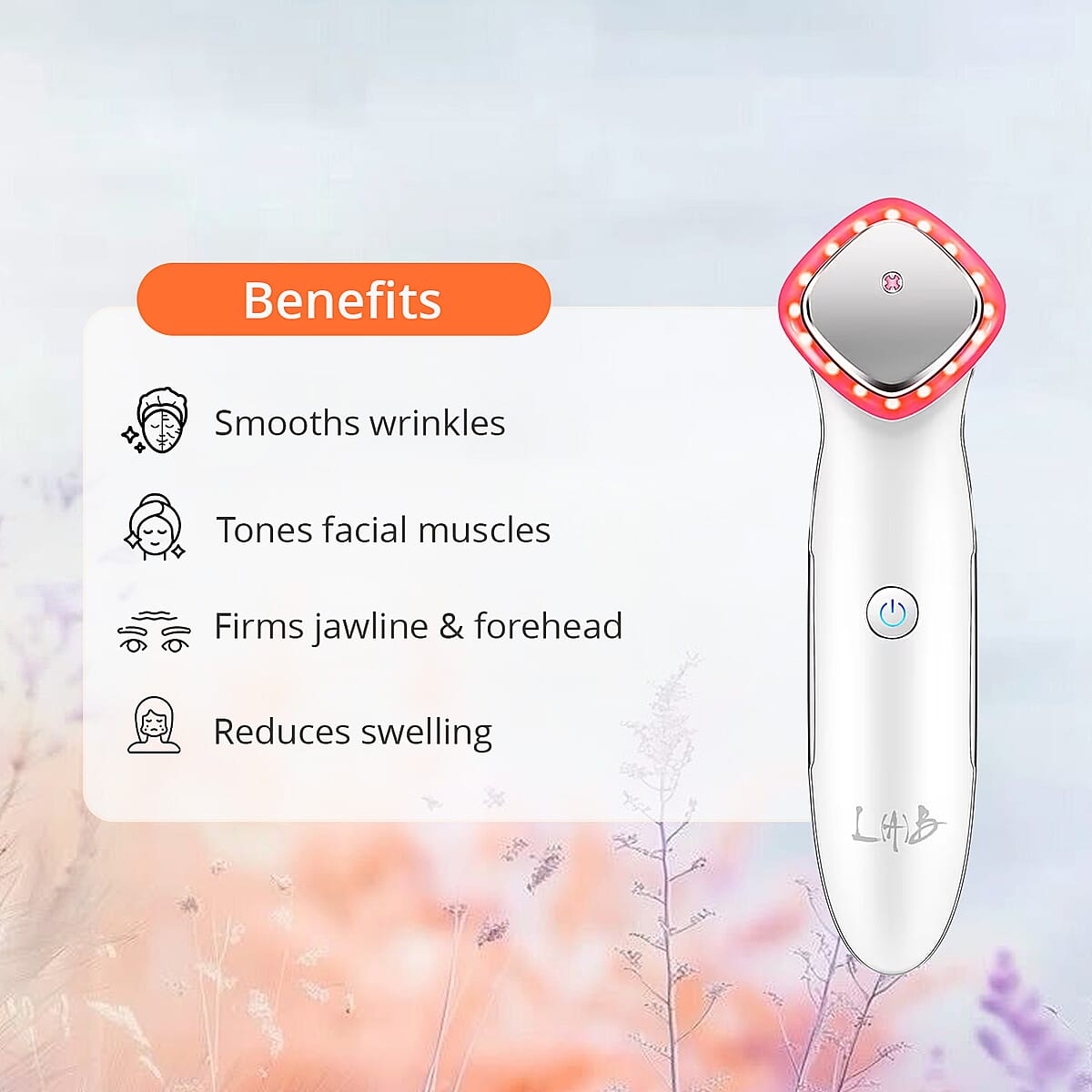 LAB Iontopheresis EMS, LED, Galvanic & Micro Current, Thermal Therapy Device with Conductive Cartridges (Lifetime Warranty) image number 2