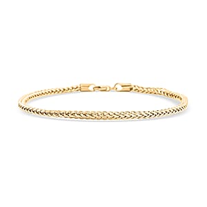 Palma Chain Bracelet in 10K Yellow Gold (8.00 In) 2.75 Grams