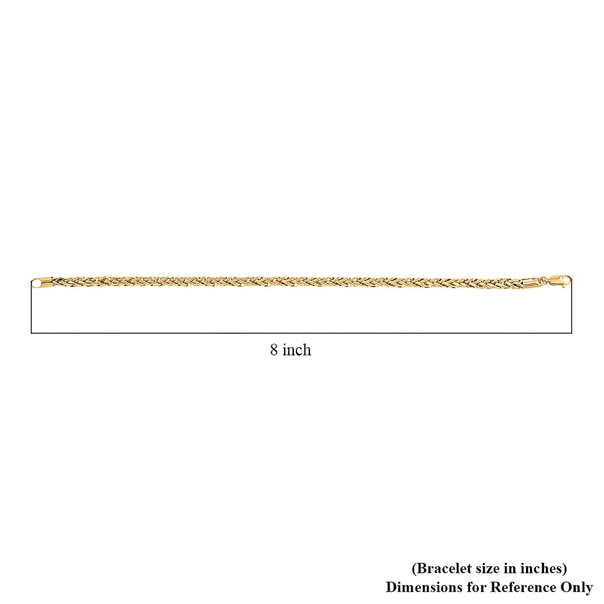 Palma Chain Bracelet in 10K Yellow Gold (8.00 In) 4.70 Grams image number 4
