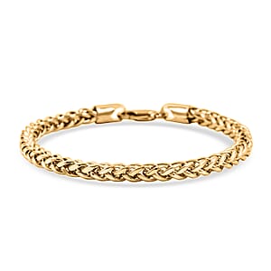 Palma Chain Bracelet in 10K Yellow Gold (8.00 In) 8.25 Grams