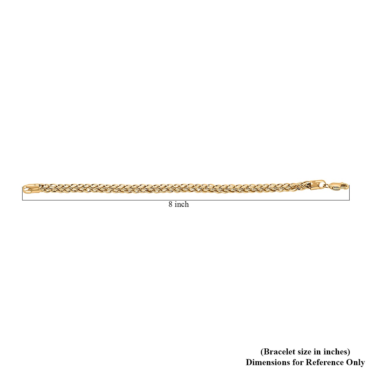 Palma Chain Bracelet in 10K Yellow Gold (8.00 In) 8.25 Grams image number 5