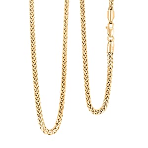 10K Yellow Gold Palma Chain Necklace (22 Inches) (6.5 g)