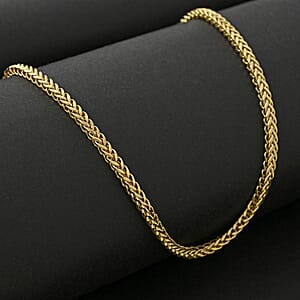 10K Yellow Gold Palma Chain Necklace (22 Inches) (6.5 g)