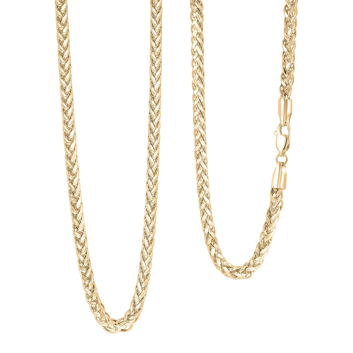 Palma Chain Necklace in 10K Yellow Gold 22 Inches 12 Grams image number 0