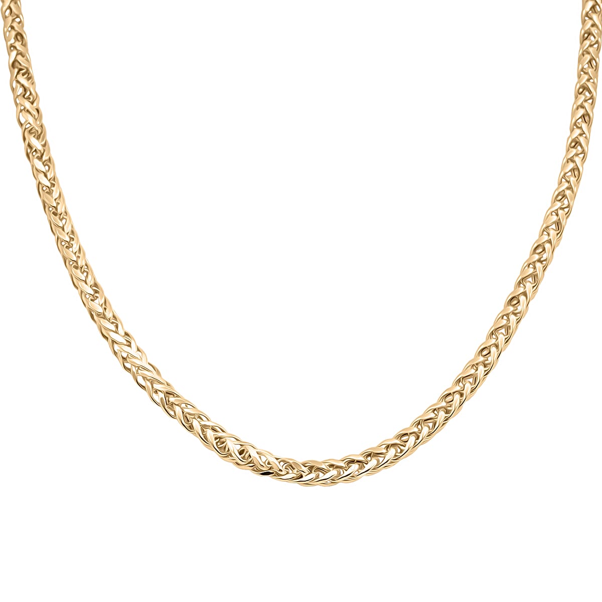 Palma Chain Necklace in 10K Yellow Gold 22 Inches 12 Grams image number 1
