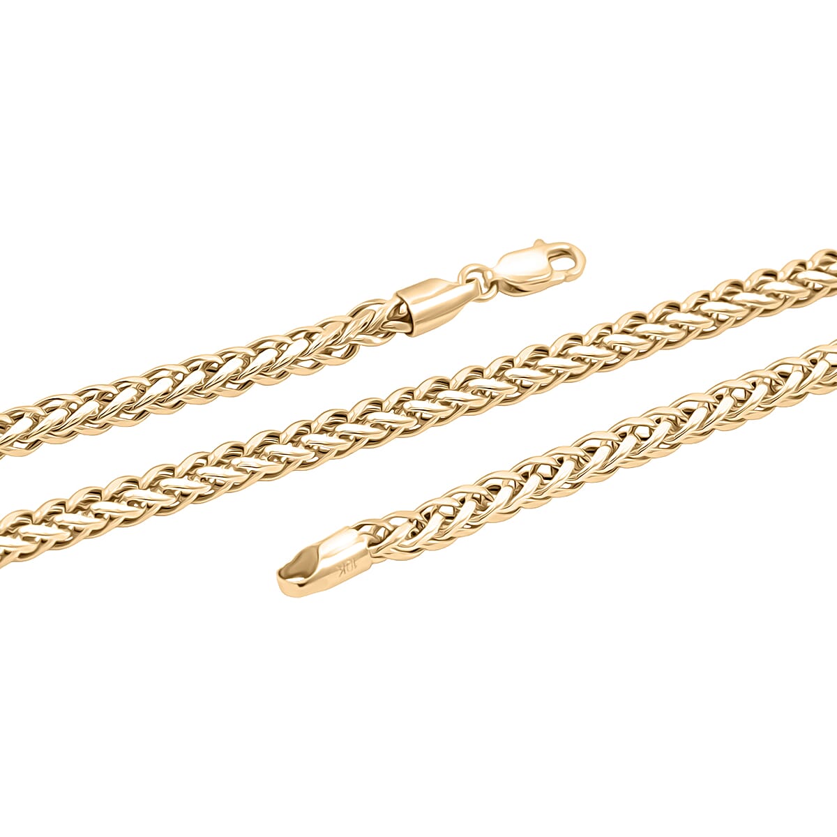Palma Chain Necklace in 10K Yellow Gold 22 Inches 12 Grams image number 3