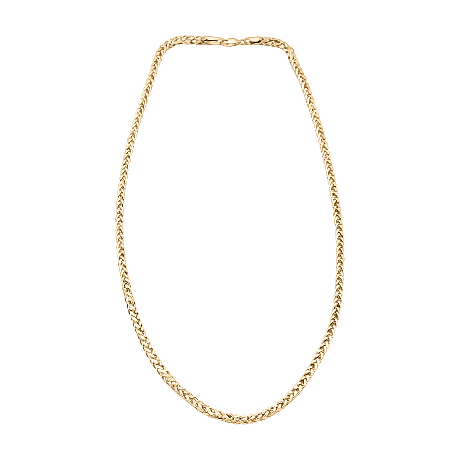 Palma Chain Necklace in 10K Yellow Gold 22 Inches 12 Grams