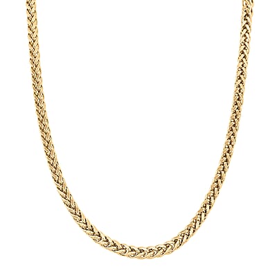 4.10mm Palma Chain Necklace in 10K Yellow Gold 19.85 Grams 22 Inches