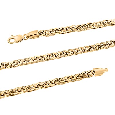 4.10mm Palma Chain Necklace in 10K Yellow Gold 19.85 Grams 22 Inches