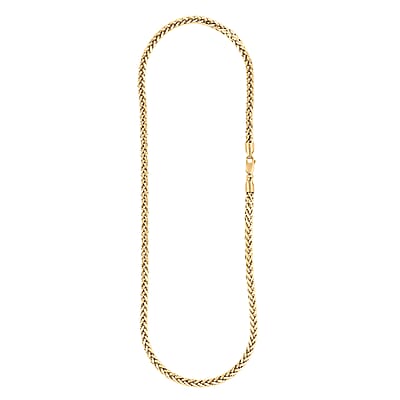 4.10mm Palma Chain Necklace in 10K Yellow Gold 19.85 Grams 22 Inches