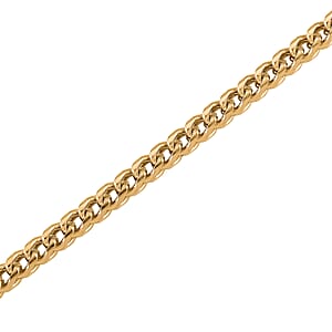 Criss Cross Chain Necklace in ION Plated YG Stainless Steel (18-20 Inches)