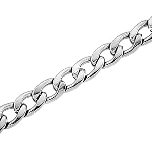 Cuban Classic Luxe Chain Necklace in Stainless Steel 18-20 Inches