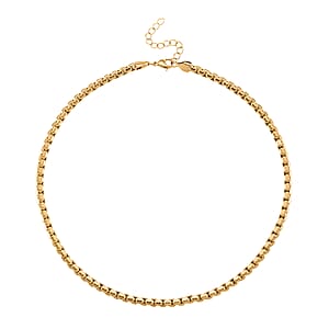 Fancy Link Chain Necklace in ION Plated YG Stainless Steel 18-20 Inches