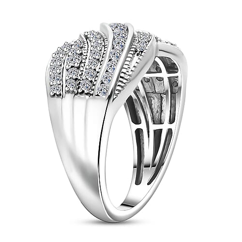 Rhodium Over Sterling Silver / 10 - Product card gallery slide 3 (9450087842047)