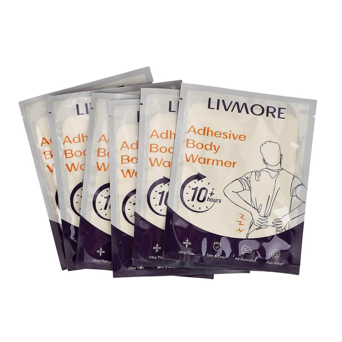 Livmore Set of 20 Wgite Body Warmers  image number 4