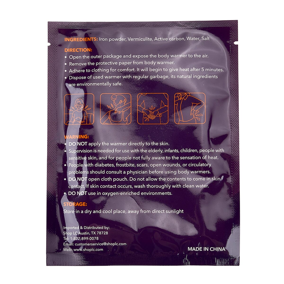 Livmore Set of 20 Wgite Body Warmers  image number 6