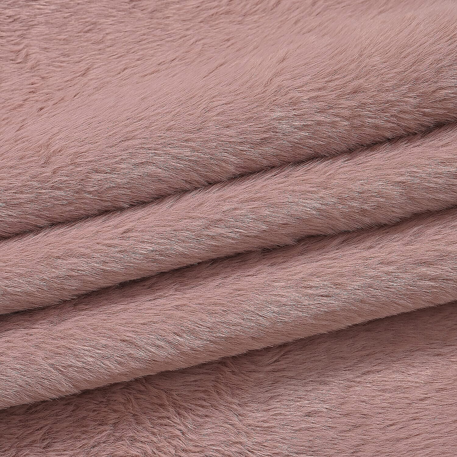 Tamsy Blush Poncho with Hoodie - One Size Fits Most