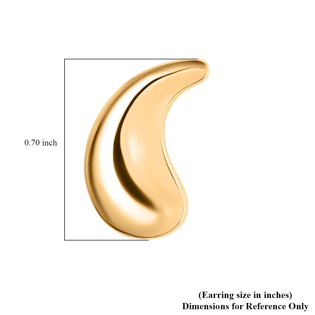 EverTrue Bronzella Collection Rain Drop Earrings in 18K YG Plated Bronze image number 4