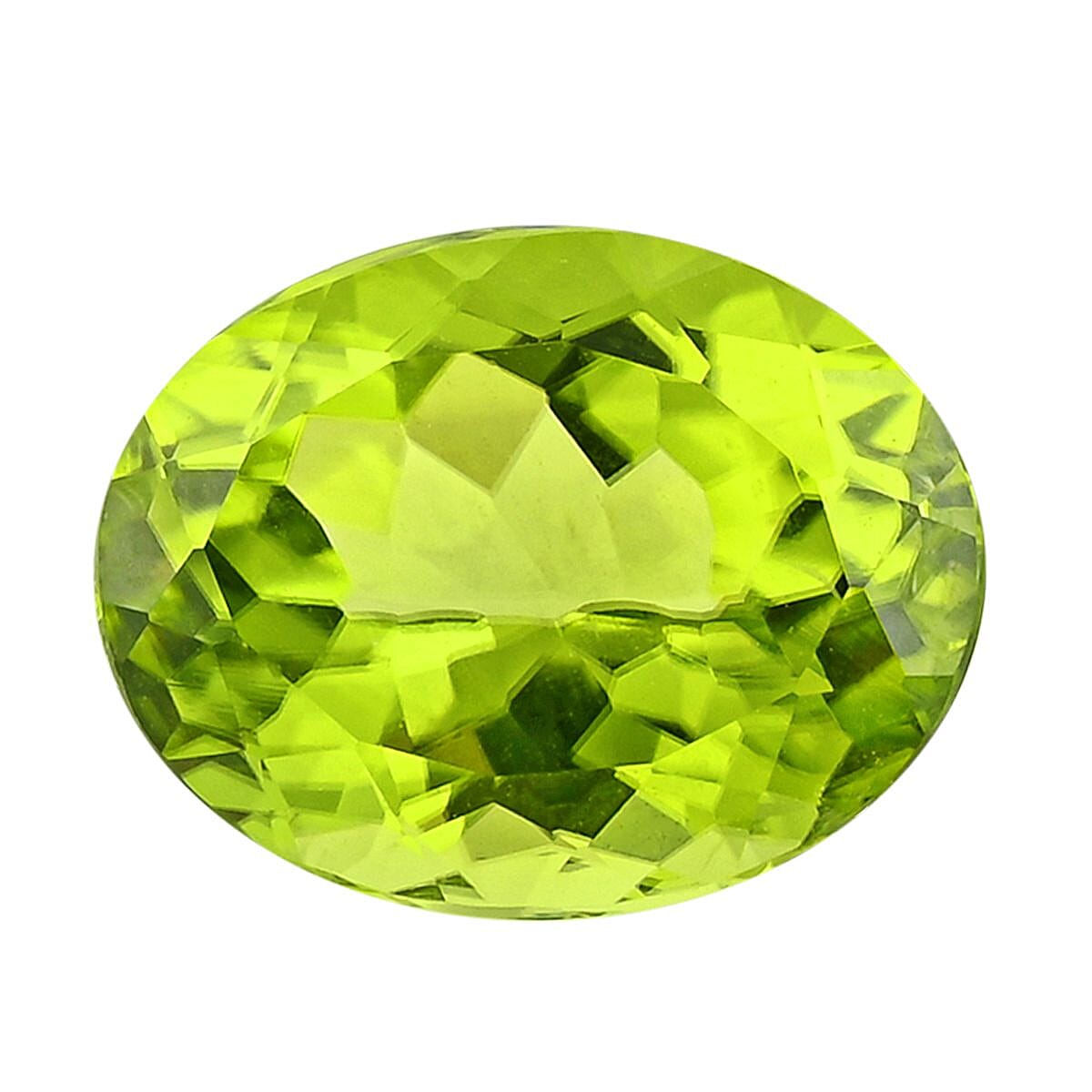 Buy AAAA Kashmir Peridot (Ovl 10x8 mm) 2.50 ctw at ShopLC.