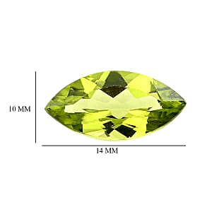 AAAA Kashmir Peridot (Mrq 14x7 mm) 2.50 ctw