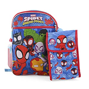 Back to School Deal Closeout 5pc 16 Disney Spidey Amazing Friends Backpack Set
