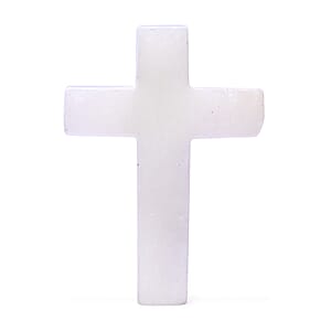 Livmore Green Aventurine Beaded Stretch Bracelet with Cross Charm (3In) 230ctw