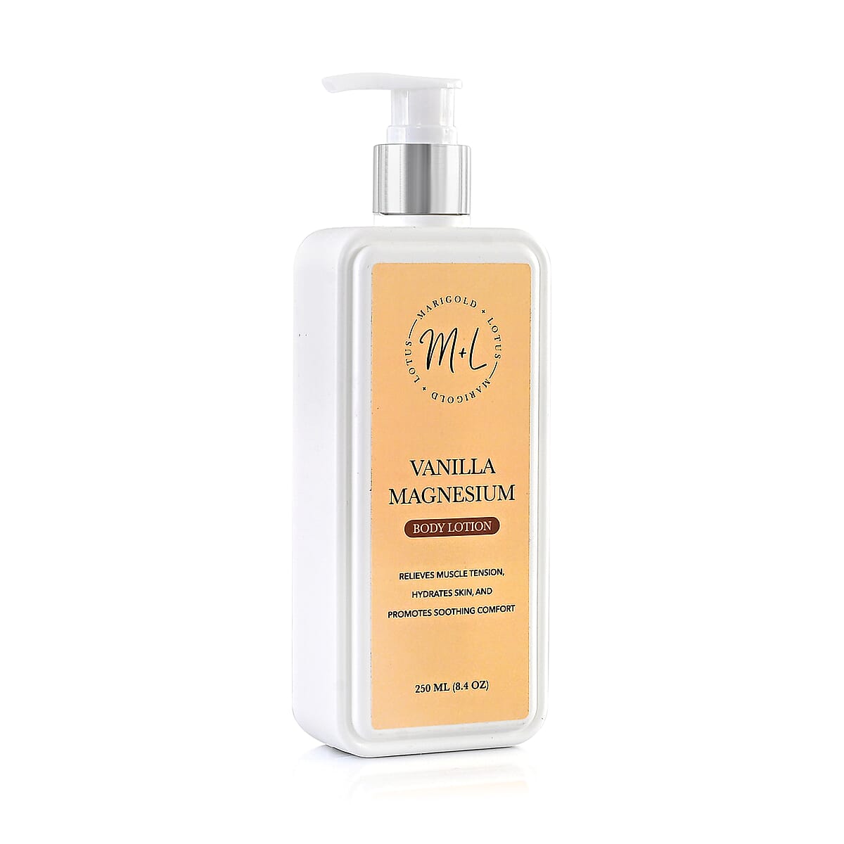 Marigold & Lotus Magnesium Lotion - Vanilla Scent image number 3