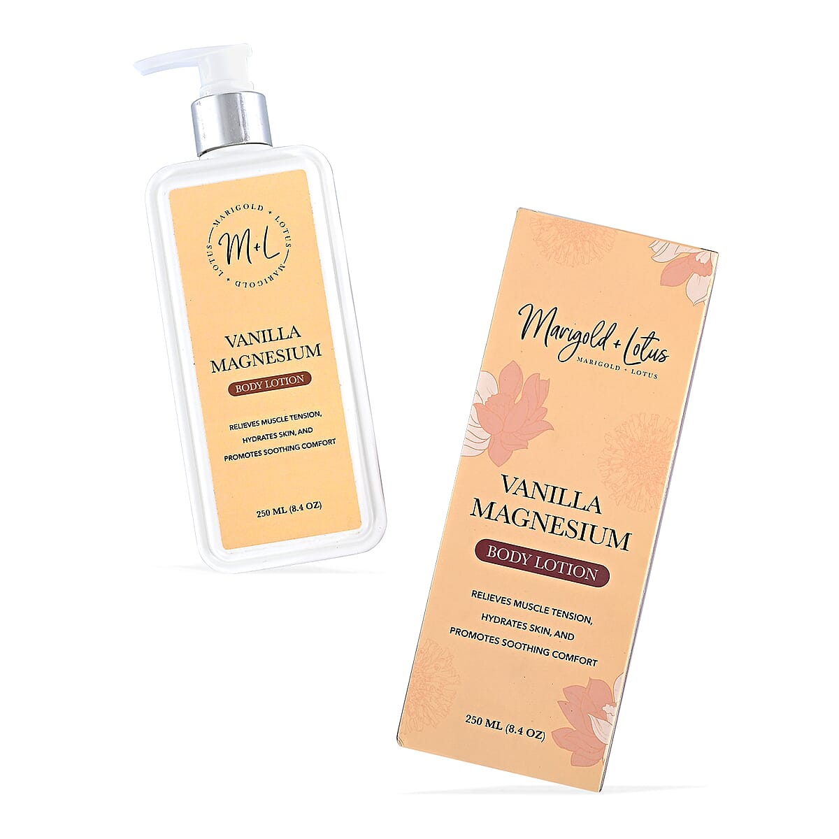 Marigold & Lotus Magnesium Lotion - Vanilla Scent image number 7