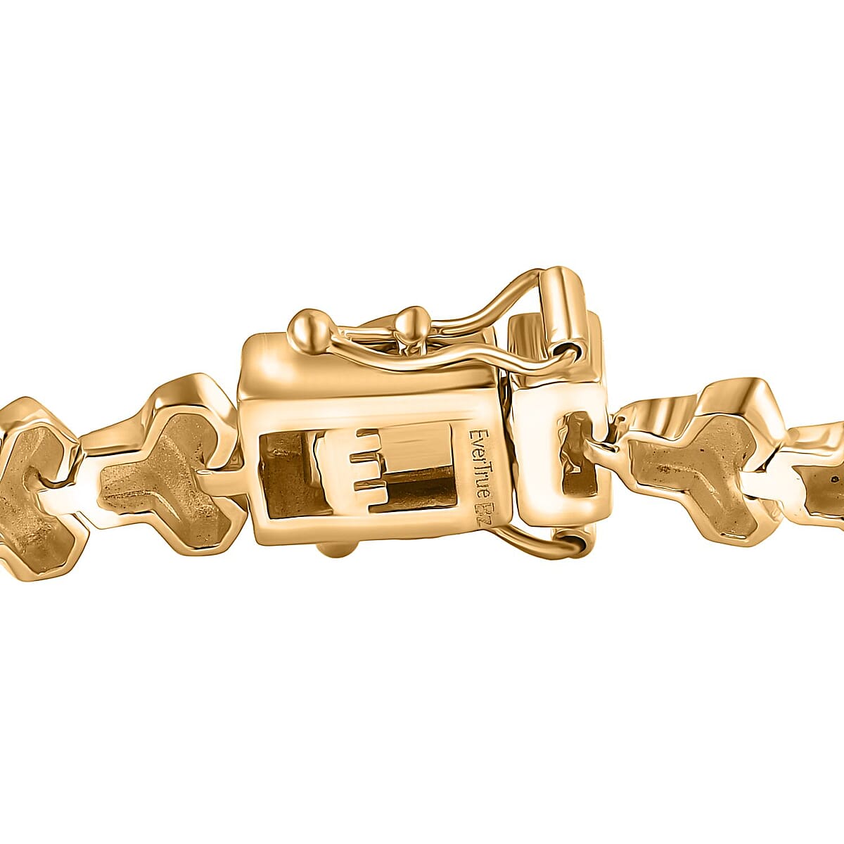 EverTrue Bronzella Collection Arrow of Amour Bracelet in 18K YG Plated Bronze (8.00 In) image number 3