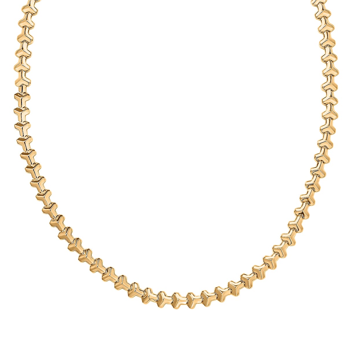 EverTrue Bronzella Collection Arrow of Amour Necklace in 18K YG Plated Bronze 18 Inches image number 0