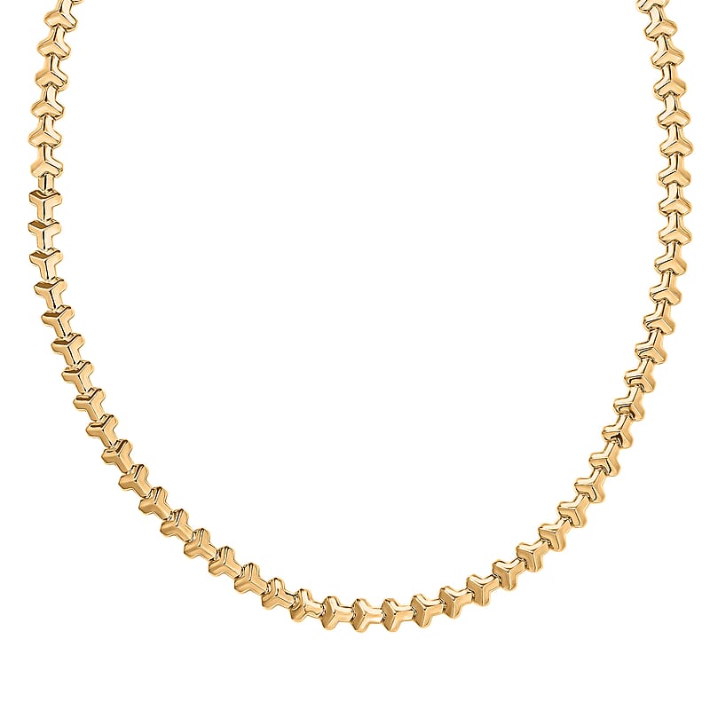EverTrue Bronzella Collection Arrow of Amour Necklace in 18K YG Plated Bronze 18 Inches