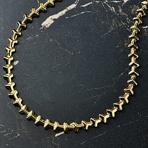 EverTrue Bronzella Collection Arrow of Amour Necklace in 18K YG Plated Bronze 18 Inches